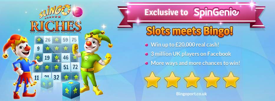 Slingo Slots Spin Genie Free Spins No Deposit