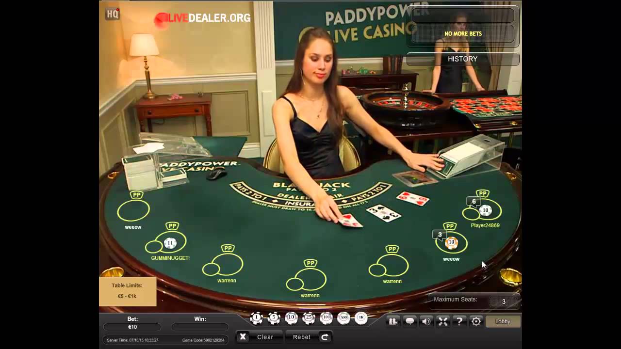 Blackjack Live Dealer